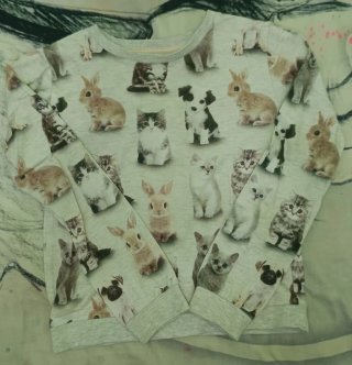 Camiseta infantil animales