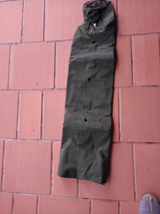 Chaqueta de agua verde
