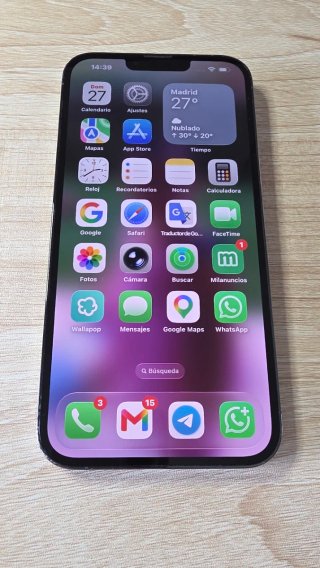 iPhone 13 Pro Max Grigio/Argento con batteria 87%