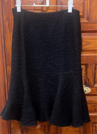 Traje chaqueta y falda negro