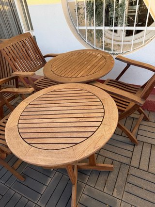 Conjunto de Jardín de Madera