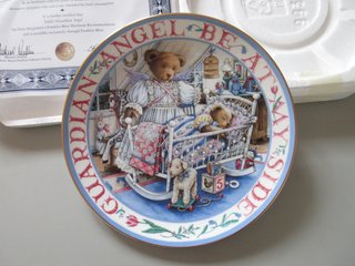 Piatto Teddy Bear Guardian Angel Franklin Mint