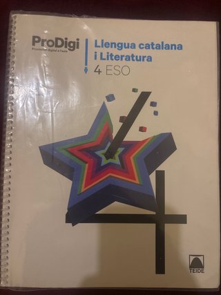 Libro llengua catalana i literatura 4t eso