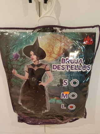 Disfraz Bruja Halloween Talla L Sin Usar