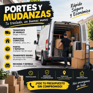 PORTES/MUDANZAS EN GUADALAJARA/CORREDOR DEL HENARE