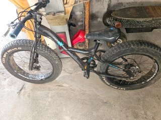 Bicicleta Fat Bike Negra
