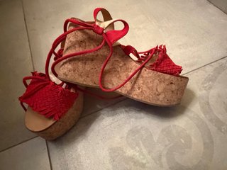 Sandalias de Cintas Farrutx Rojas