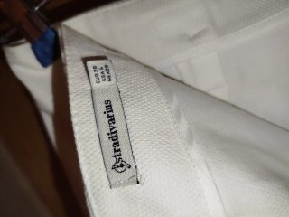 Falda pantalón corta blanca