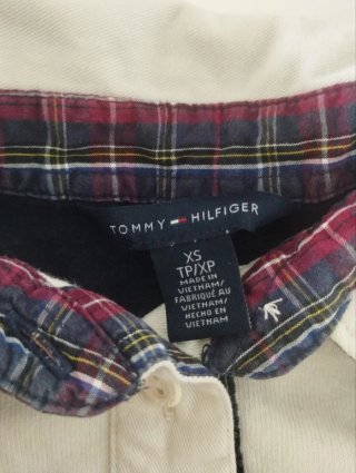 Polo estilo rugby Tommy Hilfiger a rayas vintage