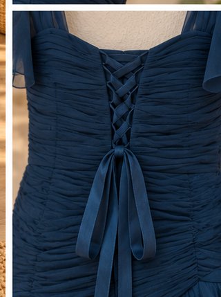 Vestido Largo Azul Petróleo Talla 50-52