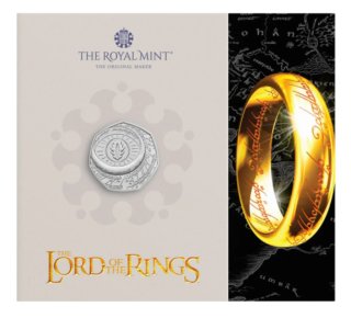 Reino Unido UK 2026 moneda 50p Señor Anillos