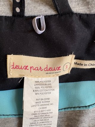 Chaqueta Deux par Deux para niño