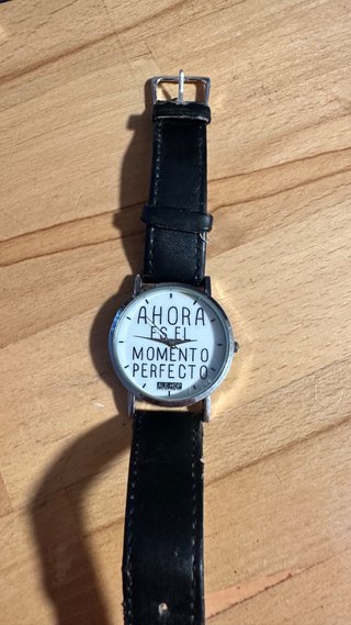 Reloj ALE HOP frase Ahora es el momento perfecto