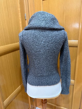 Chaqueta Benetton Tricot Gris Talla XS