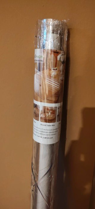 Protector Mesa Redonda 140cm Transparente Hule