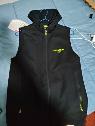 Chaleco deportivo Pull&Bear negro