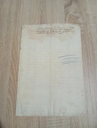 Manoscritto antico originale