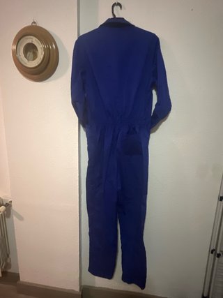 Mono de trabajo azul