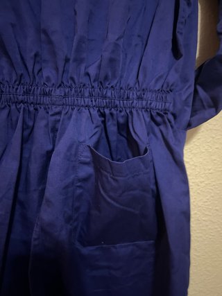 Mono de trabajo azul
