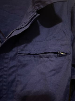 Mono de trabajo azul