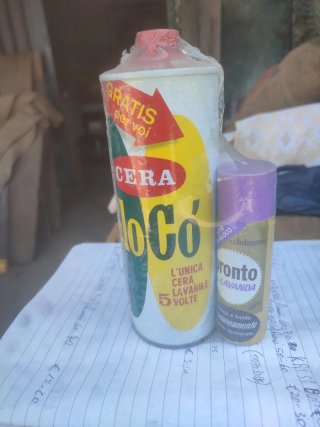 Set Vintage Cera Gloco e Spray Pronto