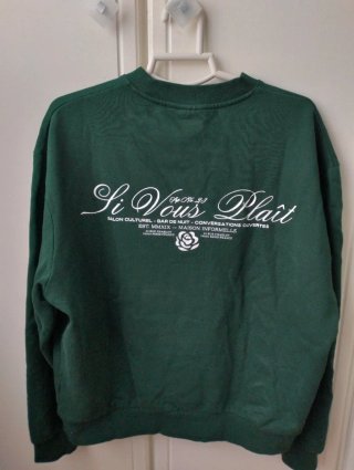 Sudadera ASOS verde Si Vous Plait