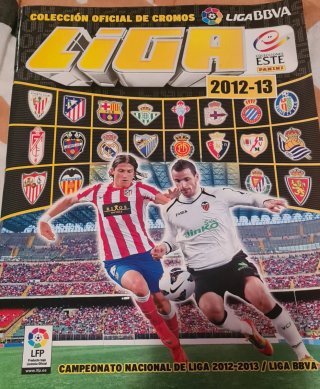 Álbum Liga BBVA 2012-2013 Panini VACIO