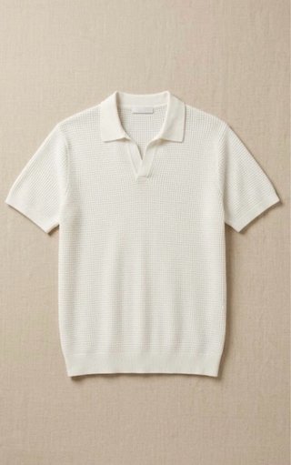 Polo Primark Blanco Estilo Old Money