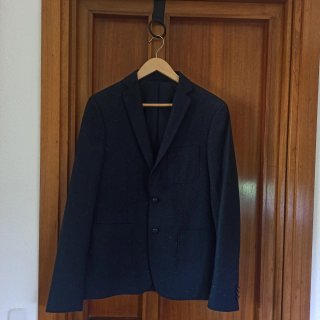 Americana azul marino pintas t. 48
