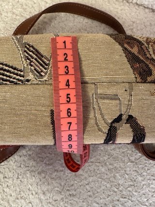 Bolso bandolera vintage tapiz caballo