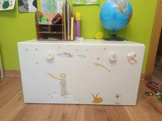 Baúl almacenaje Infantil Ikea 90x58x42