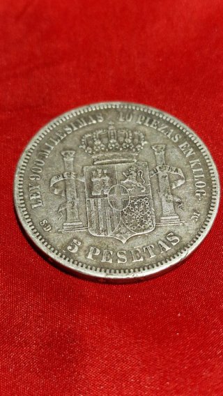 Moneda 5 Pesetas 1871