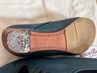 Zapatos Flamenco Senovilla Piel Verde Mar Talla 37