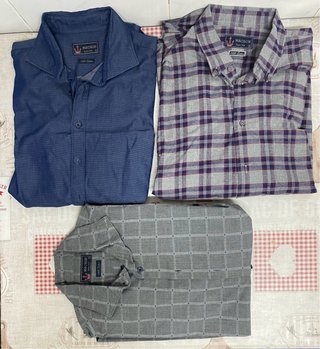 Pack 3 camisas hombre marca Macson - Talla L
