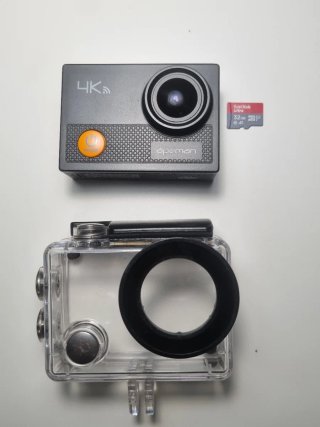Camara Accion Apeman 4K + Funda Agua +MicroSD 32gb