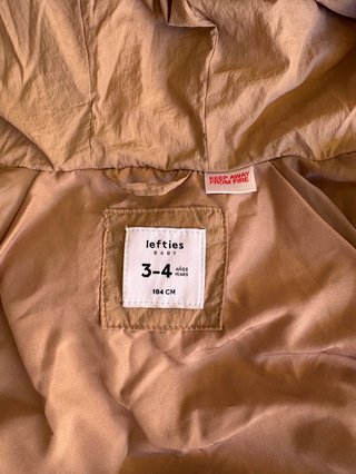 Cazadora acolchada Lefties para bebé