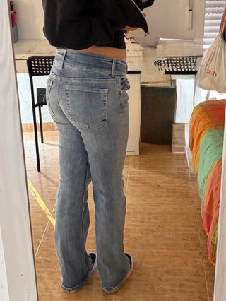 Pantalón vaquero Bershka azul