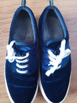 Zapatillas Purificación García Azul