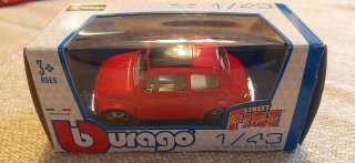 Modellino Fiat 500 Burago 1/43