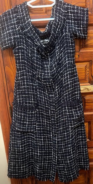 Vestido Zara Tweed