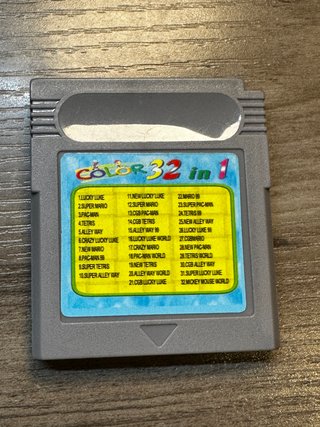 Cartucho 32 en 1 Game Boy