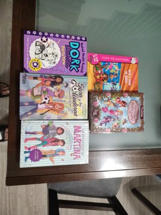 Pack 5 libros juvenil niña