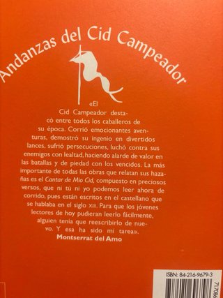 Andanzas del Cid Campeador: basado en la obra o...