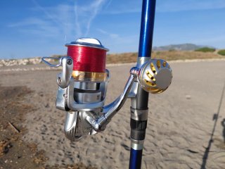 Equipo de pesca surfcasting