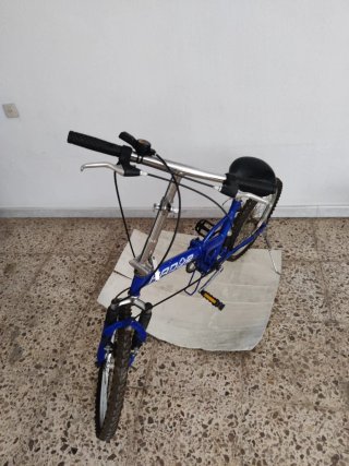 Bicicleta Plegable Hador Azul con Suspensión