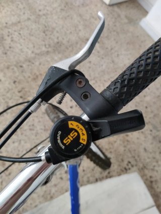 Bicicleta Plegable Hador Azul con Suspensión