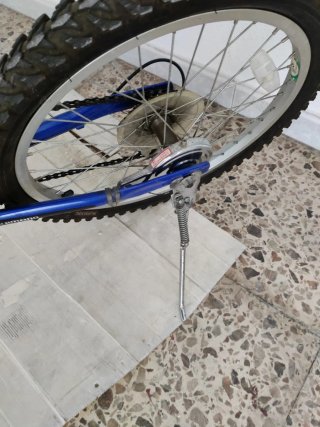 Bicicleta Plegable Hador Azul con Suspensión
