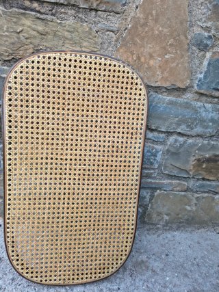 Respaldo Thonet de Mimbre y Ratán