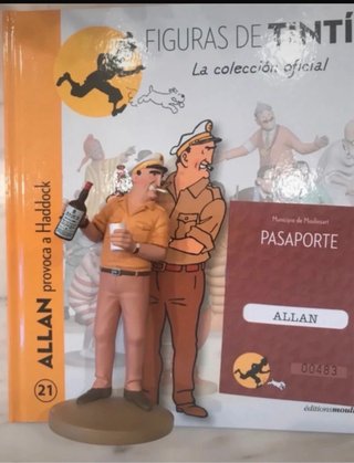 Figura de Allan - Colección Tintín