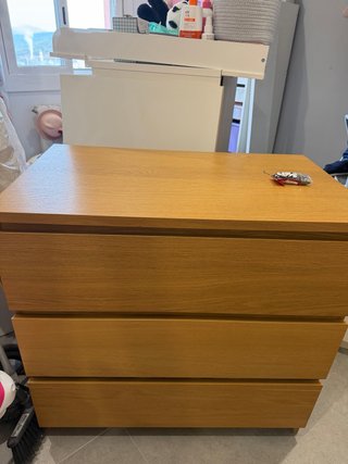 Cajonera IKEA de madera